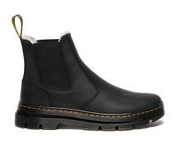 Chelseaboots DR. MARTENS "Embury WL", Herren, Gr. 46, schwarz, Leder, unifarben, casual, Schuhe, Blockabsatz, Stiefelette, Schlupfschuh mit praktischer Anziehlasche (28364008-46) schwarz