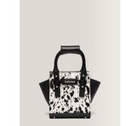 Dr. Martens Extra Kleine Dalmatiner Hair On Leder Tote Bag in Creme