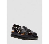 Dr. Martens Fisherman Crocodile Analine Leder Sandalen in Braun, Größe: 40