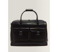 Dr. Martens Glattleder Weekender Tasche in Schwarz