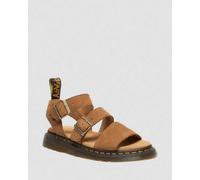 Dr. Martens Gryphon Tumbled Nubuck Sandalen in Braun, Größe: 46