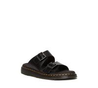 Dr. Martens Herren Pantoletten Josef Schwarz Rauleder, Größe:47, Farbauswahl:schwarz