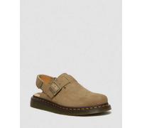 Dr. Martens Jorge II Tumbled Nubuck Leder Slingback Mules in Bräunen/Braun, Größe: 42