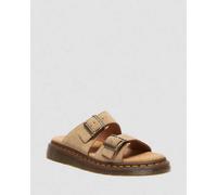Dr. Martens Josef Wildleder Slide Sandalen in Bräunen, Größe: 47