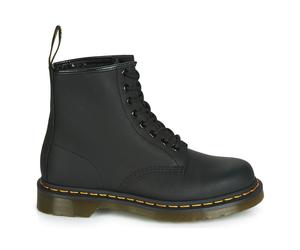 Dr. Martens Laars 1460 Schwarz fettige Stiefel Schwarz EU 36