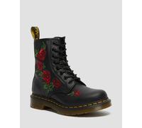 Dr. Martens Leder 1460 Vonda, Schwarz, Stiefel in Schwarz/Mehrfarbig/Bedruckt, Größe: 43