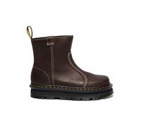 Dr. Martens Leder-Boots "Zebzag Rigger" in Braun - Größe 40 | Damen Stiefel