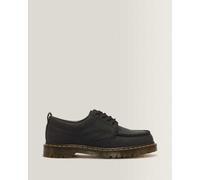 Schnürschuh DR. MARTENS "Lowell", Damen, Gr. 46, schwarz, Leder, Schuhe Schnürschuh, Blockabsatz, Plateau, Halbschuh mit modischen Ziernäthen (53242934-46) schwarz