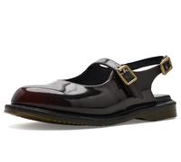 Dr. Martens Madaline Mary Jane Rub Off Leder Sling Back Schuhe in Rot, Größe: 39