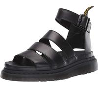 Dr Martens Sandalen Clarissa II Quad Plateau Leder Milled Nappa Schwarz Größe 41