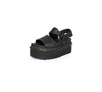 Dr. Martens Sandale Voss Quad 26725001 Plateau Leder Schwarz Größe 40