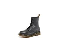 Dr. Martens Mädchen Pascal Virginia Black Combat Boots, Schwarz, 42 EU