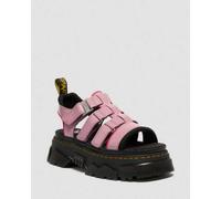 Dr. Martens Mattison Soft Lackleder Sandalen Mit 3 Riemen in Rosa, Größe: 38