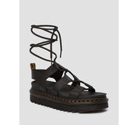 Dr. Martens Nartilla Hydro Leder Gladiator Schnürsandalen in Schwarz, Größe: 40