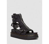 Dr. Martens Sandalen Olson Charcoal Grey Tumbled Nubuck in Schwarz 36