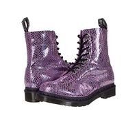 Dr. Martens - Pascal Purple Snake Metallic Suede - 26077500 - Farbe: Schwarz-Violett - Größe: 38 EU