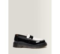 Dr. Martens Penton Heart Zweifarbige Lackleder Loafer in Schwarz, Größe: 39