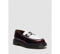 Dr. Martens Penton Heart Zweifarbige Rub-Off Leder Loafer in Rot, Größe: 37