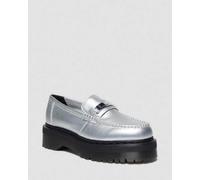 Dr. Martens Penton II Quad Leder Loafer in Metallic, Größe: 48