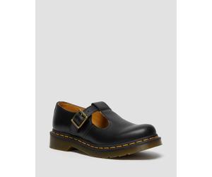 Dr. Martens Polley Glattleder Mary Jane Schuhe in Schwarz, Größe: 36