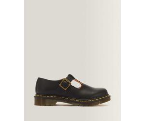 Dr. Martens Polley Glattleder Mary Jane Schuhe in Schwarz, Größe: 41