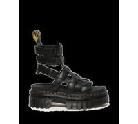 Dr. Martens Ricki Nappa Lux Leder Gladiator Plateausandalen in Schwarz, Größe: 37