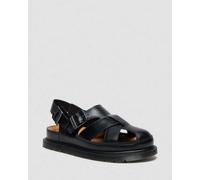 Dr. Martens San Fisherman Leder Sandalen in Schwarz, Größe: 39