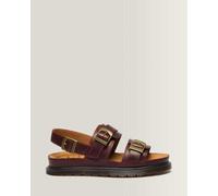 Dr. Martens San Two Strap Leder Sandalen in Rot, Größe: 40