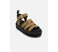 Dr. Martens Blaire Tumbled Nubuck Sandalen in Grün, Größe: 40