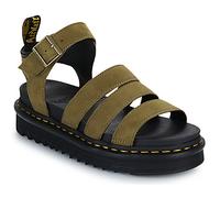 Dr. Martens Sandalen Blaire Muted Olive Tumbled Nubuck in Kaki 40