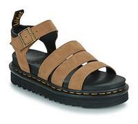 Dr. Martens Blaire Tumbled Nubuck Sandalen in Bräunen/Braun, Größe: 39