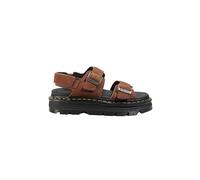 Sandale DR. MARTENS "Zebzag", Damen, Gr. 39, braun, Leder, Schuhe Sandale, Plateau, Sandalette, Sommerschuh mit typisch gelber Rahmennaht (45711431-39) braun