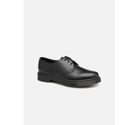 Dr. Martens Unisex 1461 Mono Smooth Derby, Schwarz Black Gelbe Nähte, 46 EU