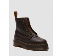 Dr. Martens Sinclair Crazy Horse Leder Plateaustiefel Schuhe in Braun, Größe: 45