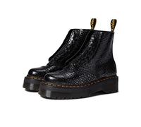 Damen Boots - Sinclair Gunmetal Wild Croc Emboss - Black,36,Schwarz