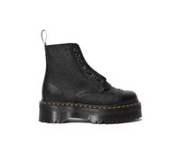 Dr. Martens Sinclair Gemilltes Nappaleder Plateaustiefel Schuhe in Schwarz, Größe: 44