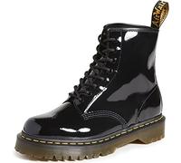 Dr. Martens Stiefel Kaltf., Schnuer Sportb, schwarz(blackpatent), Gr. 36
