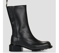 Dr. Martens Maybole Hi Square Toe Leder Chelsea Stiefel Schuhe in Schwarz, Größe: 41