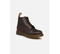 Dr. Martens Leder-Boots in Dunkelbraun - Größe 40 | Damen Stiefel