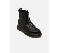 Stiefelette DR. MARTENS "1460 FZ", Damen, Gr. 40, schwarz, Leder, Schuhe Stiefelette, Blockabsatz, Plateau, Chunky Boots mit typischer Rahmennaht (39410352-40) schwarz