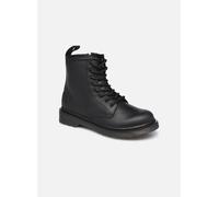 Winterboots DR. MARTENS "1460 Serena Mono J", Mädchen, Gr. 34, schwarz, Leder, unifarben, Schuhe Winterboots, mit Innenreißverschluss (86001946-34) schwarz