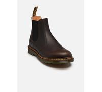 Chelseaboots DR. MARTENS "2976 Dark Brown Ambassador", Damen, Gr. 41, braun (dunkelbraun), Schuhe Chelseaboots, Stiefelette, Boots mit typischer Kontrastnaht (11416751-41) dunkelbraun