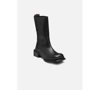 Dr. Martens Maybole Hi Square Toe Leder Chelsea Stiefel Schuhe in Schwarz, Größe: 37