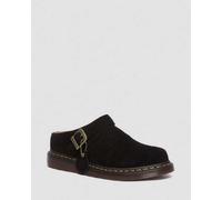 Dr. Martens Suède Isham Desert Oasis Wildleder Mules Schuhe in Schwarz, Größe: 36