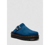 Dr. Martens Suède Zebzag Wildleder Casual Slingback Plateau Mules in Blau, Größe: 43