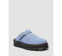 Dr. Martens Suède Zebzag Wildleder Casual Slingback Plateau Mules in Blau, Größe: 45