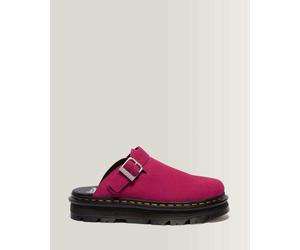 Dr. Martens Suède Zebzag Wildleder Casual Slingback Plateau Mules in Rosa, Größe: 36