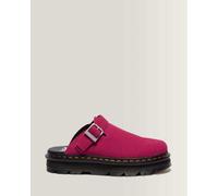 Dr. Martens Suède Zebzag Wildleder Casual Slingback Plateau Mules in Rosa, Größe: 42