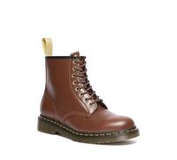 DR. MARTENS Unisex 8 Eye Boots, Brown Norfolk Flat & Brown Borg Fleece, 45 EU