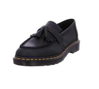Dr. Martens Unisex-Erwachsene Adrian Yellow Stitch Leather Loafers, Schwarz, 37 EU
